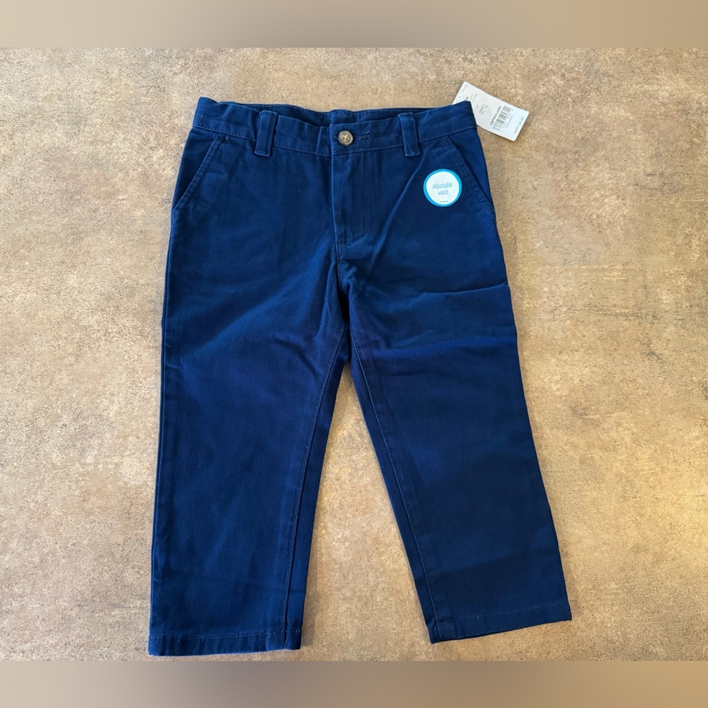 Carter's Deep Blue Casual Pants, Toddler Size 24M NWT